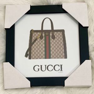 NEW Fairchild Paris Gucci Framed Art